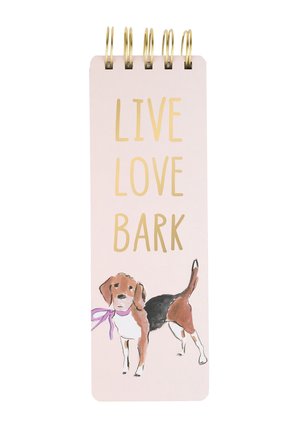 Spiral Memo Pad Live Love Bark