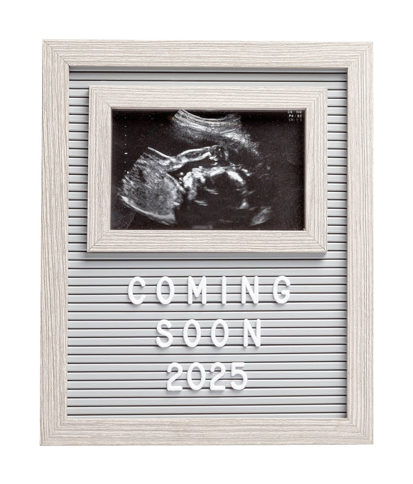 Rustic Sonogram Letterboard Frame