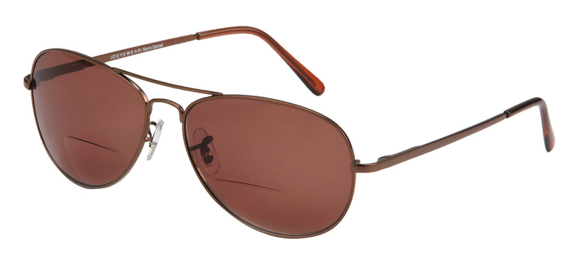 Maverick Brown Bifocal Sunglasses - 3.00