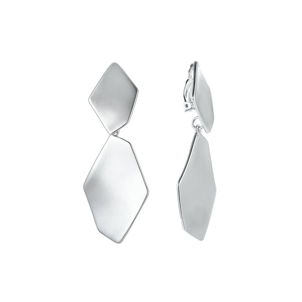 Hikma clip earring: Silver