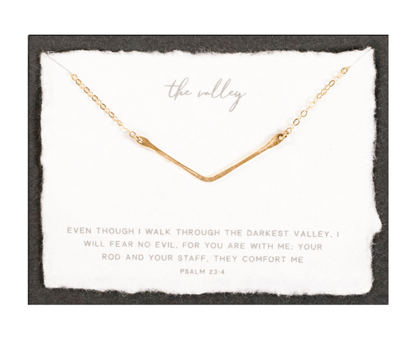 The Valley | Christian Necklace Jewelry | Psalm 23:4