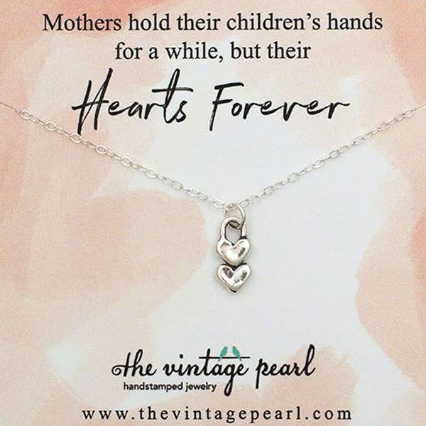 Hearts Forever Necklace (2) Sterling Silver