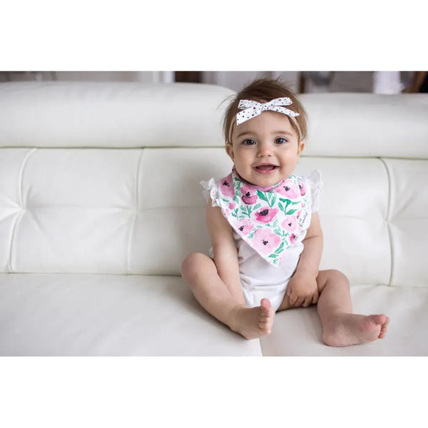 Bloom Baby Bandana Bib Set (4-Pack)