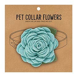 LG Pet Collar Flower-Aqua