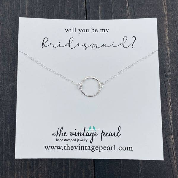 Will you be my Bridesmaid? (sterling silver) Necklace
