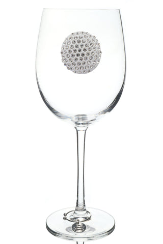 Golf Ball Stemmed Wine Glass - Thumbnail 2
