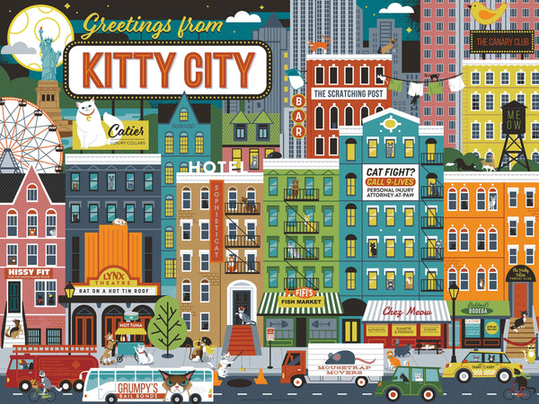 Kitty City Jigsaw Puzzle
