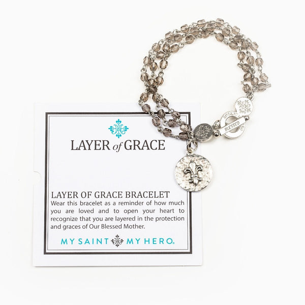 Layer of Grace Bracelet - Silver