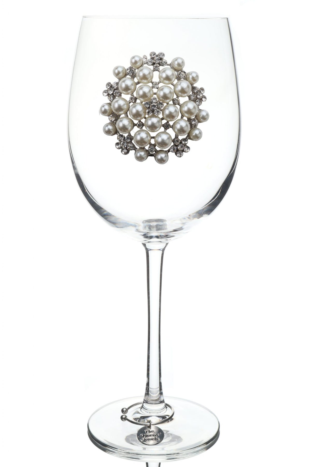 Round Pearl Stemmed Glass  Bella Chic Home and Gift
