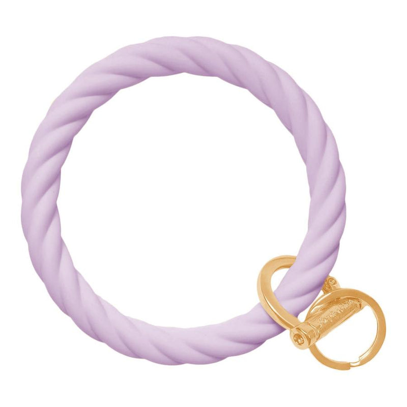 Twisted Bangle Bracelet Key Ring